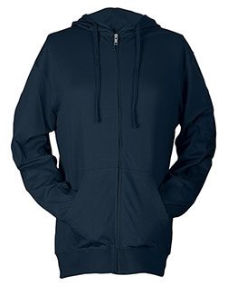 Tultex 260 Unisex Beach Full-Zip Hooded Long Sleeve T-Shirt