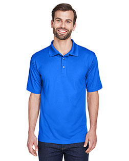 UltraClub 8210T Men's Tall Cool & Dry Mesh Piqué Polo at BigNTallApparel