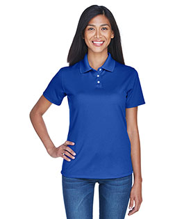 Ultraclub 8445L Women Cool & Dry Stainrelease Performance Polo at BigNTallApparel