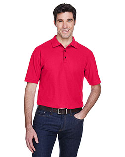 Ultraclub 8540 Men Whisper Pique Polo In Big & Tall Sizes