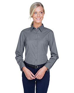 Ultraclub 8976 Women Whisper Twill Shirt