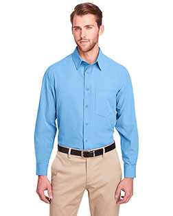 UltraClub UC500 Men's Bradley Performance Woven Shirt at BigNTallApparel