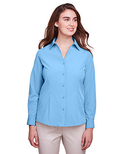 UltraClub UC500W  Ladies' Bradley Performance Woven Shirt at BigNTallApparel