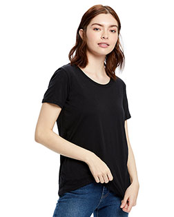 US Blanks US115  Ladies' Short-Sleeve Loose Fit Boyfriend Tee