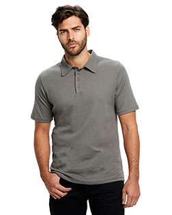 US Blanks US5580  Men's Jersey Interlock Polo T-Shirt