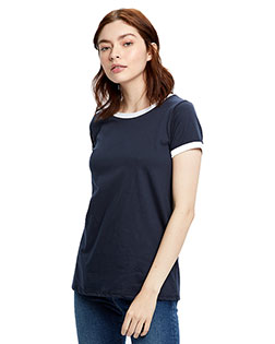US Blanks US609 Ladies' Classic Ringer T-Shirt