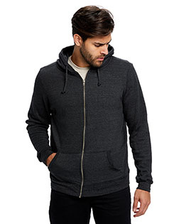 US Blanks US8010  Unisex Heavyweight Loop Terry Full-Zip Hooded Sweatshirt