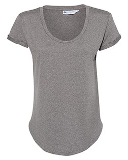 Weatherproof W20429  Women’s CoolLast™ Heathered Lux Dolman Sleeve T-Shirt