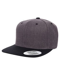 Yupoong 6089MT Men Adult 6-Panel Structured Flat Visor Classic Two-Tone Snapback