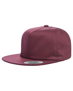 Yupoong Y6502  Adult Unstructured 5-Panel Snapback Cap